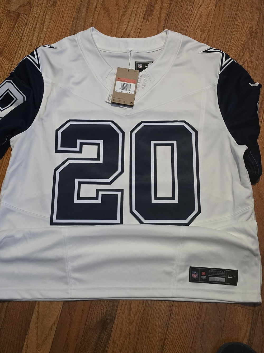Nike Dallas Cowboys #20 Pollard White Game Jersey - Picture 2 of 4